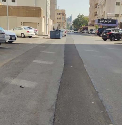 Laying Electric Cables Under the Constructed Road